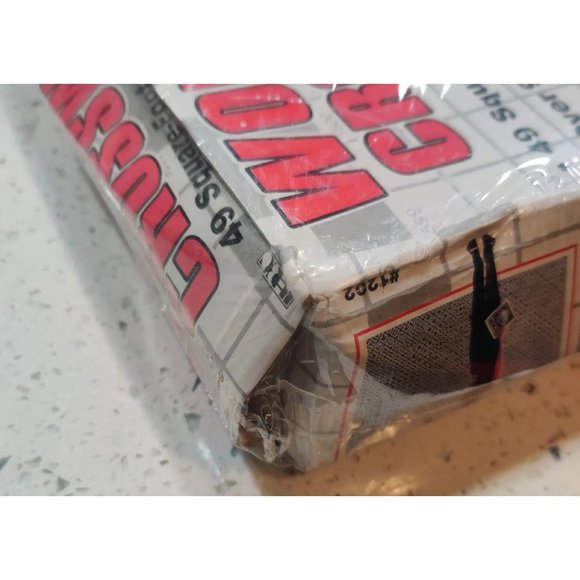 World's Largest Crossword Puzzle 49 Square Foot #1202 Herbco 7x7" New Unopened - Picture 5 of 6